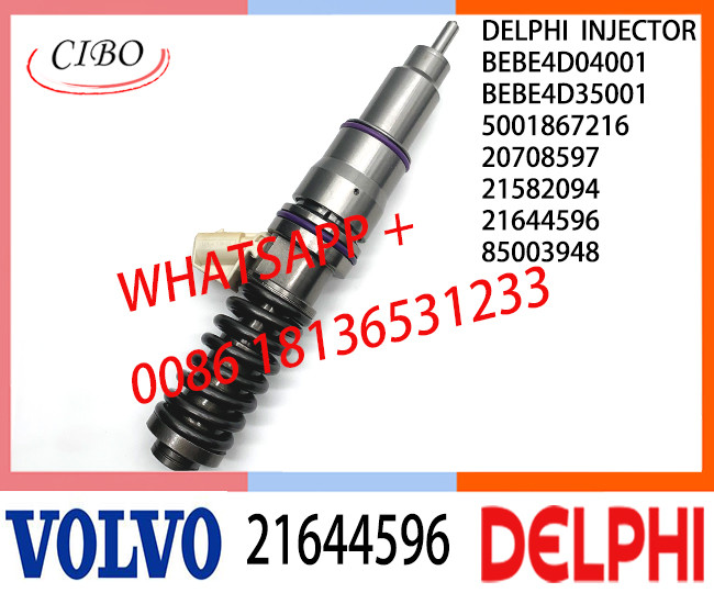 Fuel Diesel Injector 21644596 BEBE4D04001 BEBE4D35001 5001867216 7420708597 20708597 E3.18 for VOL REN-AULTT MD11 EURO