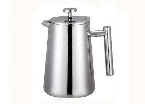 China 19cm Height Stainless Steel Insulated French Press 1500ml Double Wall Coffee Press wholesale