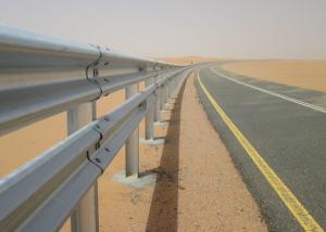 China Environmentally Highway Guardrail Systems , European Type Flex Beam Guardrail wholesale