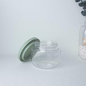 China Transparent 250ml Wide Mouth PS Plastic Containers For Body Scrubs wholesale