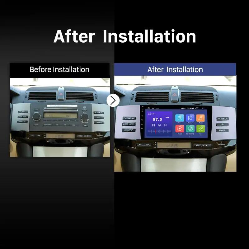 1+16GB/2+32GB Universal Android Car Radio WIFI BT GPS Carplay Car Player for Toyota REIZ Mark X 2005-2009 Screen 9 Inch