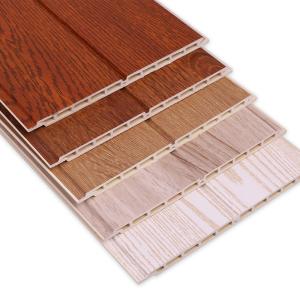 China Antimicrobial Wood Plastic Composite WPC Fluted Wall Panel UV Resistance wholesale