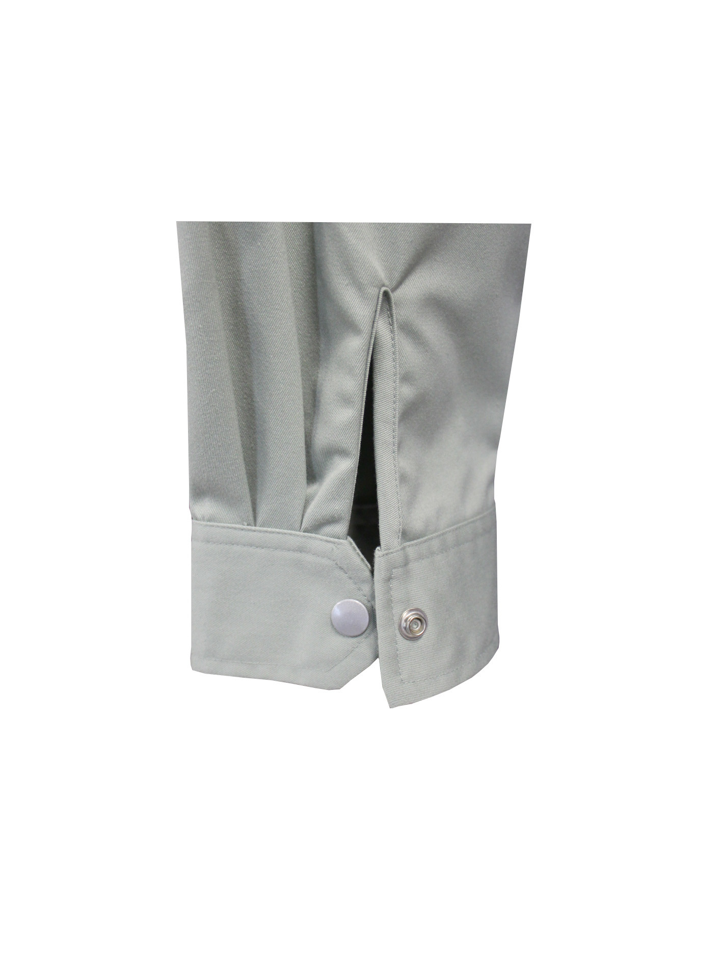 210 GSM Work Clothes Jacket 65% Polyester 35% Cotton Twill 2/1 Navy Contrast Gray