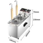 1 Tank 4 Baskets Electric Pasta Cooker Machine for Fast Cooking in Commercial