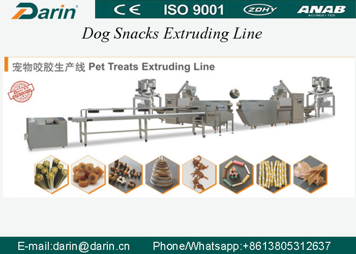 Pet treats / Dog food making machine / Dog Food Extruder with PLC & Touch Screen