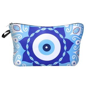 Manufacturers Wholesale Printed Devil Eye Cosmetic Bag High Quality Waterproof