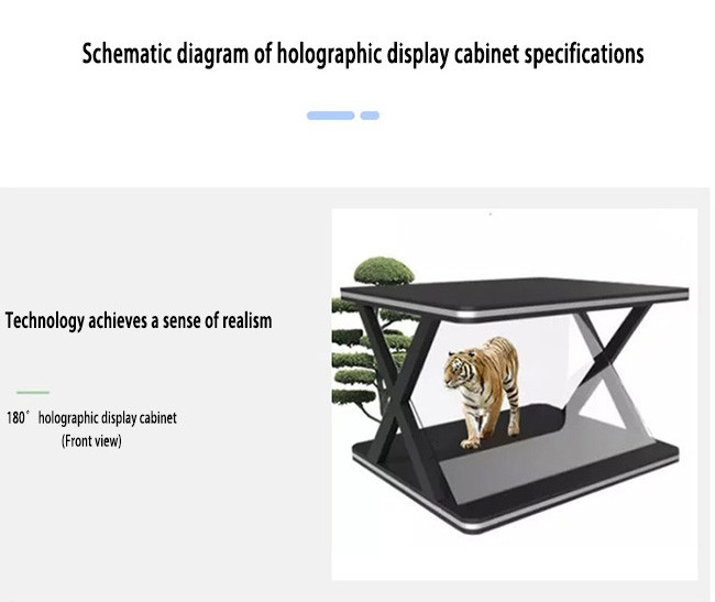 180 Degree 3D Hologram Display 22" Full HD Floating Hologram Box