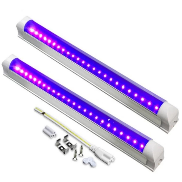 365nm 395nm UV T8 LED Tube 30cm 60cm 12cm 180 Degree Beam Angle