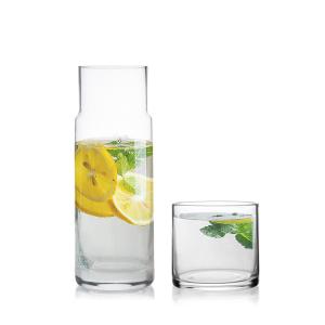 China LFGB Certified 750ml Lead-Free Crystal Glass Pitcher Set Tableware wholesale