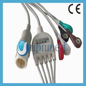 China Philips one piece ECG cable with leadwires 8pin wholesale