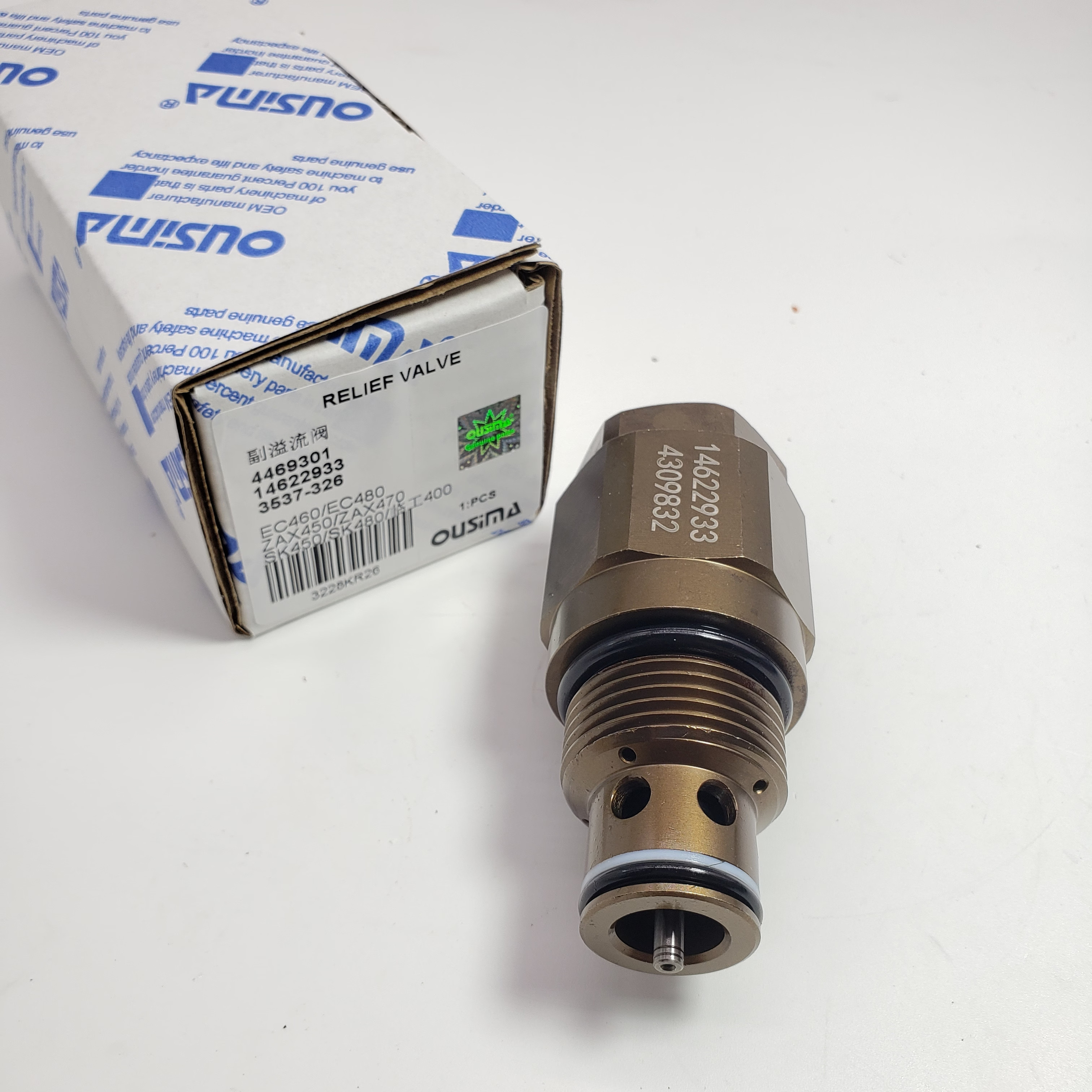 Relief Valve 4469301 14622933 3537-326 For Hitachi ZX450-3 ZX470H-3 ZX850-3 VOLVO EC460