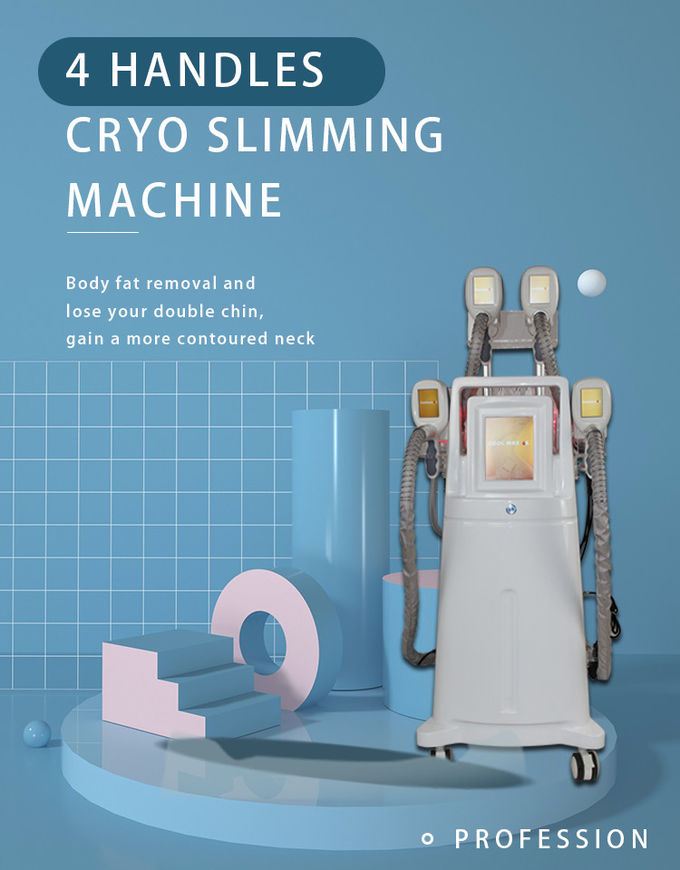 4 Cryo handles work together Fat Removal Cryo equipment/ Cryo 4 Head for salon use