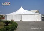 Outdoors White Wedding High Peak Tent Round Marquee for 500 Seater