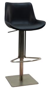 China Recyclable Leather 78cm Stainless Steel Swivel Counter Stools wholesale