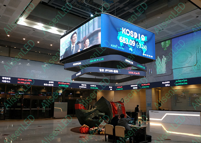 PCB Flexible LED Screen Indoor Dustproof Multiple Curves DVI