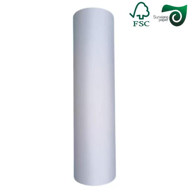 FSC White Bond Paper CAD Inkjet Rolls 20lb 24" 150ft Ideal For Engineering Drawing