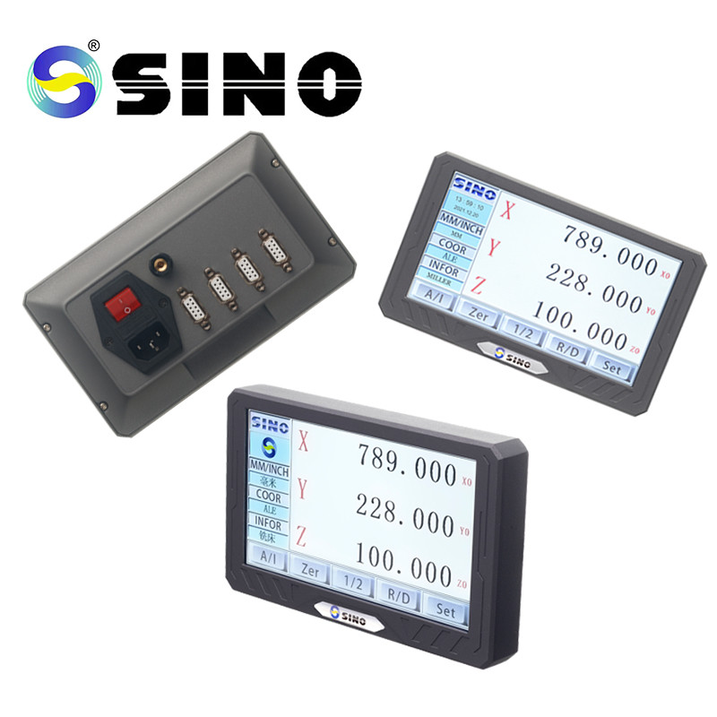 Glass Linear Scale Encoder SINO SDS200S Digital Readout Systems DRO 3 Axis KA300