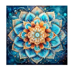 China Flower Full Drill Diamond Painting Set Round Rhinestone DIY Diamond Art Kits For Adults wholesale