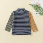 Wholesale baby boy clothing long sleeve 100% cotton polo t-shirt for kids baby
