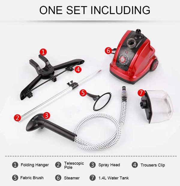 Adjusting Pole Compact Clothes Steamer Constant Easy To Restore Steam Iron