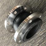 Pump Flanged Expansion Bellows Rubber Round ANSI DN100 Stainless Steel