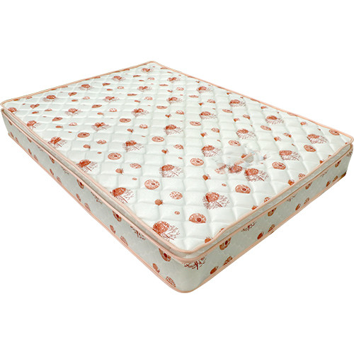 Polyester Fabric Pillow Top Bonnell Spring Mattress King Or Queen Size
