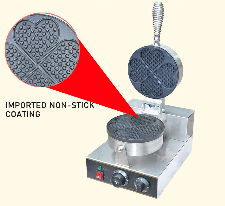 App-Controlled 6kg Four of Hearts Waffle Maker A Must-Have for Restaurants