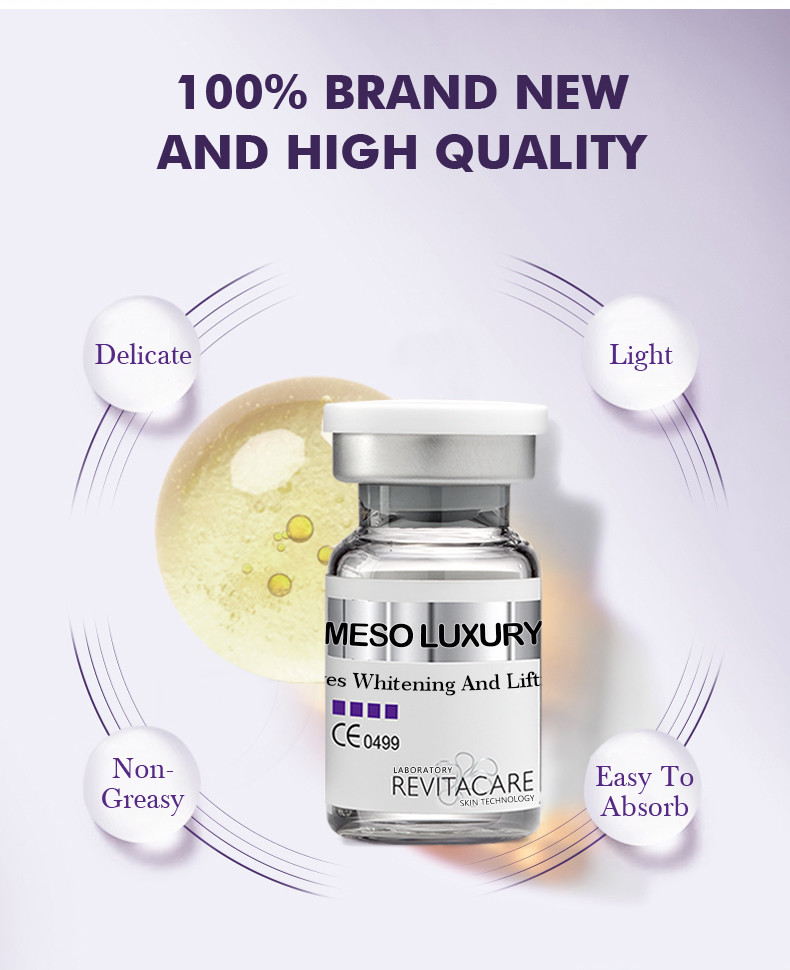 Private Label Anti Wrinkle Meso Serum Microneedling 6pcs/Set Remove Dark Circle Eye Wrinkle Serum