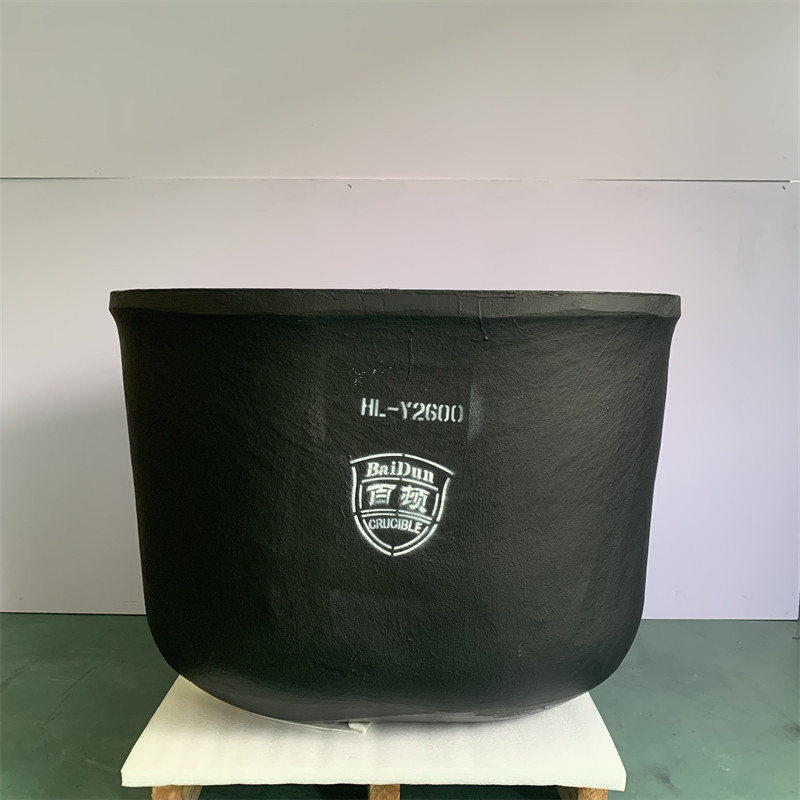 High-Temperature Heating Oval Type Crucible With Silicon Carbide Graphite For Industrial