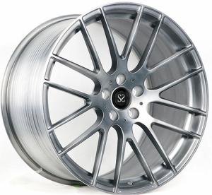 China Staggered 1 Piece Forged Wheels 18 19 20 21 And 22 Inches For Mercedes-Benz Amg S63　Grey Brush 5x112 wholesale