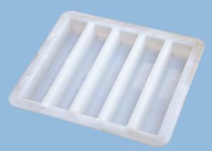 China Reinforced Cushion Concrete Block Moulds For Making 5 Holes Gutter Cover Blocks wholesale