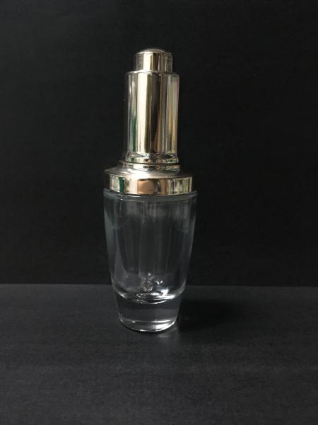 30ml Glass Essential Oil Bottles Dopper Bottles Cylindrical Skincare Packaging