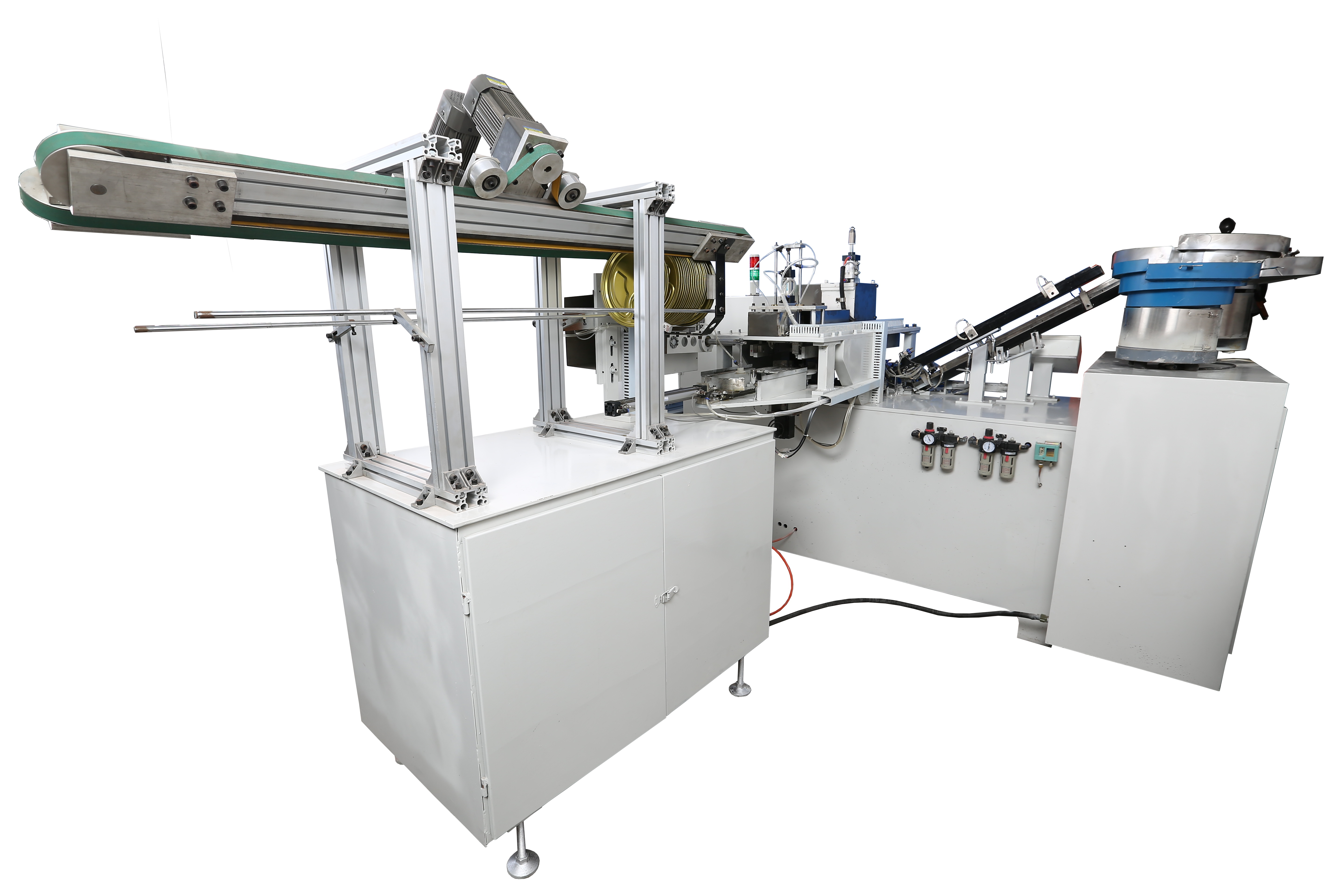 Automatic 4L Lid Top Spot Welding Machine 40CPM Lid clip welding machine