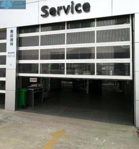 China Motorized Aluminum Frame Glass Insulated Clear Garage Door wholesale