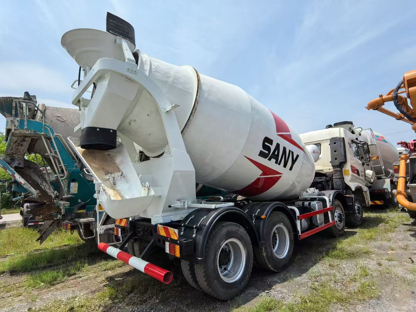 Original 2017 SANY Used Concrete Mixer Truck 12 Cubic Meters 12m3 Old Cement Truck