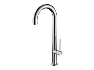 China Single Handle Kitchen Sink Faucet , Contemporary Kitchen Brass Mixer Tap wholesale