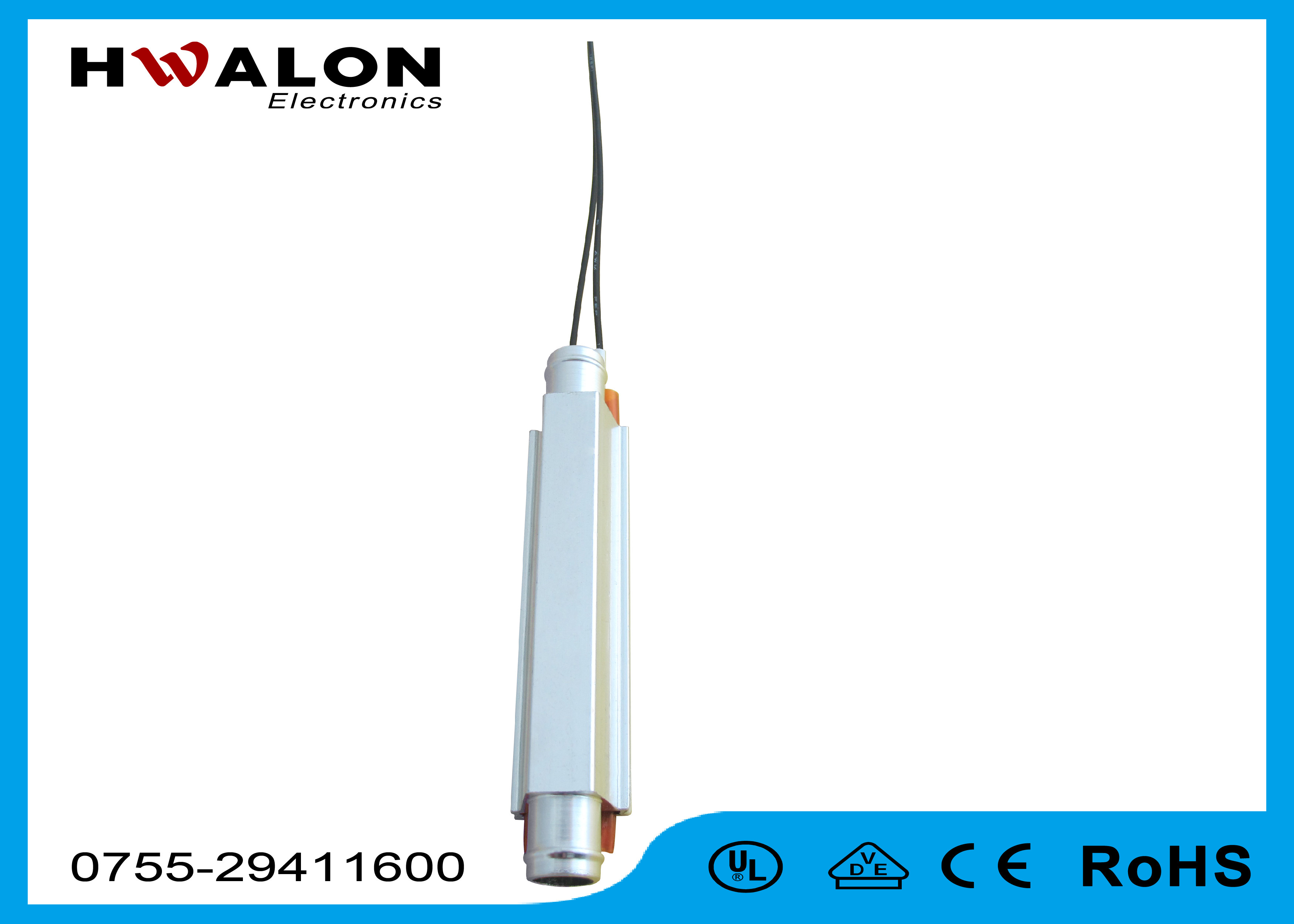 Safety Water Heater PTC Heating Element Tubular Type Wide Operating Voltage