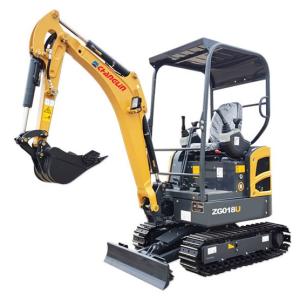 China ZG018U Compact Mini Excavator Machine 14.5kW 2400rpm 15.2kW 2500rpm wholesale