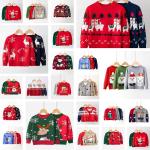 Baby christmas pants newborn toddlers pajamas set warm onesie baby Christmas