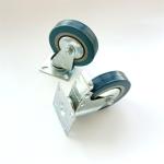 4Inch 500KG Swivel Light Duty Caster Wheels Rigid Stem