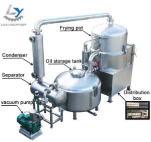 China Lady's Finger Chips Vacuum Fryer Machine Continuously Oil Filtration 50kg-200kg wholesale
