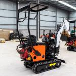 CE Wheel Crawler Excavator Small Digging Machine Excavate Ditches