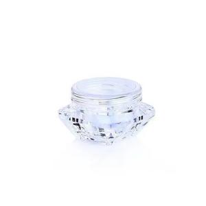 China Transparent Color 20g Plastic Cream Jar For Skincare Cosmetic wholesale