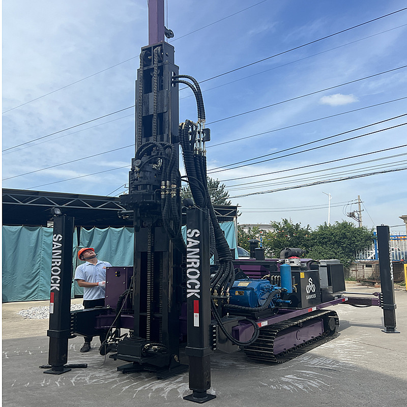 Crawler Core Drilling Rig Geotechnical Exploration Hydraulic Core Sample Drilling Rig
