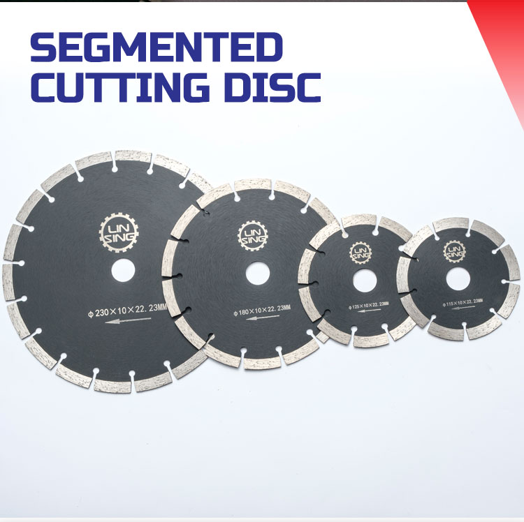 Customized Support OBM 4inch Diamond Segmented Cutting Disc for Granite Stone Cutting
