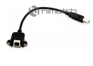 China Panel Mount High Speed USB 2.0 Cable Black Color Male To Female USB Cable wholesale