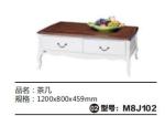 Modern Living Room Furniture / Ash Veneer Coffee Table Eco - Friendly Material