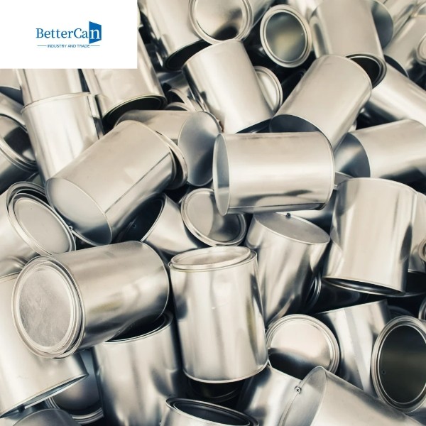 Small Unlined Paint Cans Round Metal Empty Paint Cans With Lids