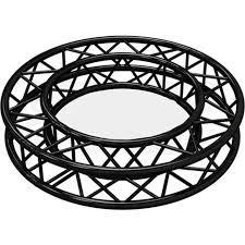 China Round Concert Box Aluminum Lighting Truss Music Assembly Black wholesale