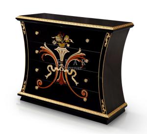 China Marble french venetian side table gold TO-008 wholesale